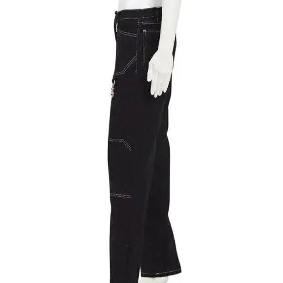 Brashy Studios Straight Leg Gotland Carpenter Jeans Trousers - Picture 6 of 7